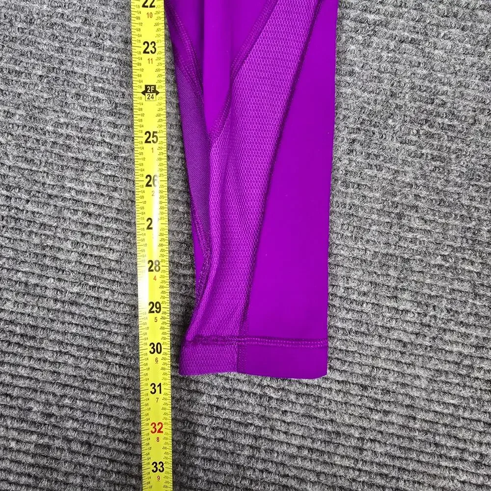 Lululemon Free Flow Tight Womens 8 Tender Violet Full-On Luon Yoga Leggings